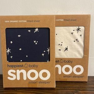New in box never used fitted sheets for Snoo bassinet. OBO